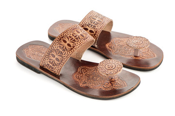 Leather women sandals