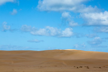 Sand dunes of Oued Chbika Plage, Morocco