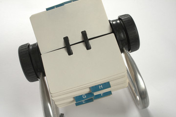 Address Rolodex empty