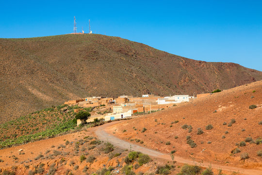 The mountains over Sidi Ifni, Morocco