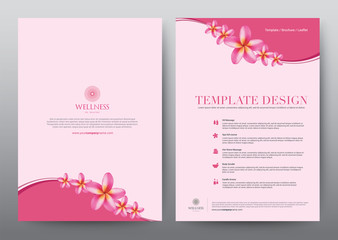 Fototapeta na wymiar Layout Template elements, Presentation flat vector illustration design, brochure poster flyer leaflet