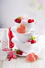 Valentines day sweets concept
