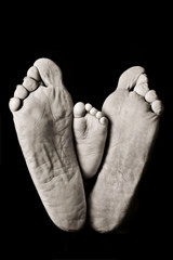 Fototapeta premium One Foot Two Foot Old Foot New Foot