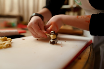 open culinary workshop. children cookies