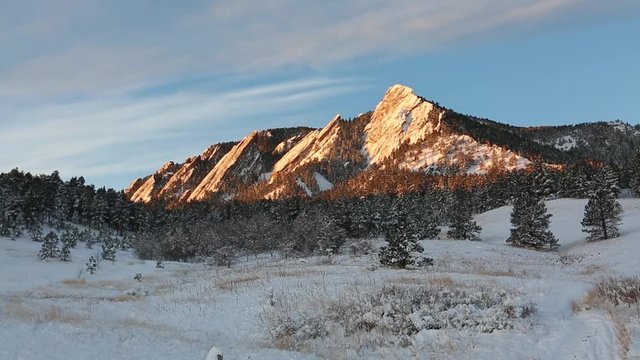 Boulder Sunrise