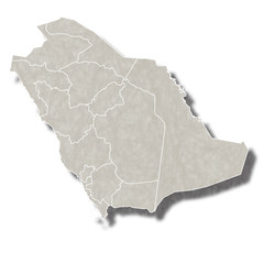 サウジアラビア　地図　都市　アイコン 