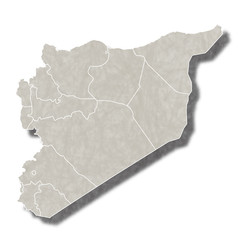 シリア　地図　都市　アイコン 