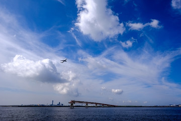 青空と飛行機