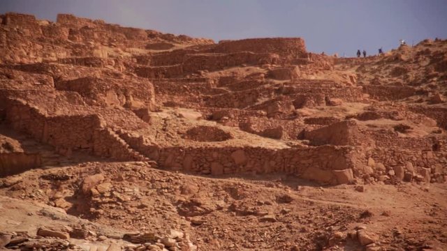 PUKARA DE QUITOR RUINS, ATACA DESERT, CHILE This ancient (pre-Inca) fortress at the entrance to the Valle de Catarpe, which was built in the 12th century to protect the Atacame&ntilde;os from invading Incas.