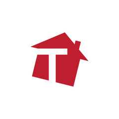 INITIAL LETTER HOUSE T