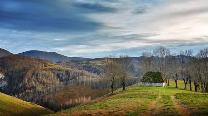 Naklejka na ściany i meble Landscape in Transylvania (Romania)