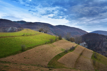 Fototapeta premium Landscape in Transylvania (Romania)