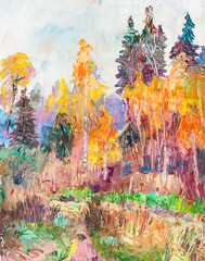 Obraz na płótnie Canvas Autumn landscape