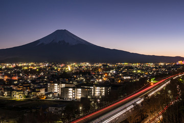 富士吉田の夜景