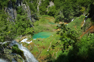 Fototapeta na wymiar Plitvice lakes (Croatia)