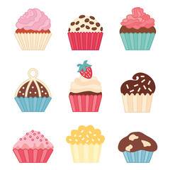 Cupcake set.