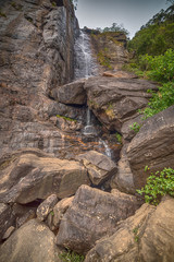 Sri Lanka: waterfall in Nuwara Eliya
