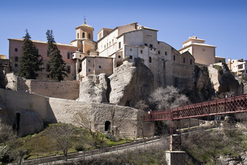 Fototapeta na wymiar Hanging houses, Cuenca. Spain