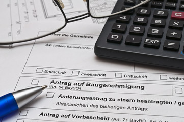 Antrag auf Baugenehmigung 