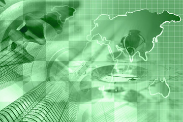 Fototapeta premium Financial background