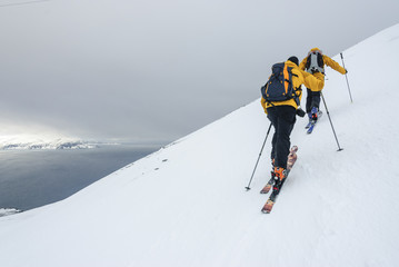 Skitourengeher im Anstieg