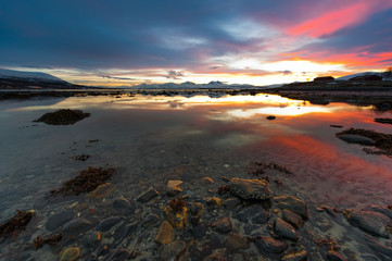 Coast of the Norwegian Sea.Tromso