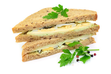Vollkorn Sandwich Eier