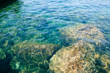 Obraz premium Clear Water in the Sea