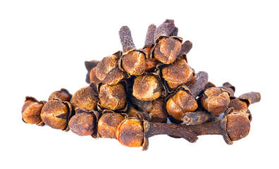 cloves on white background