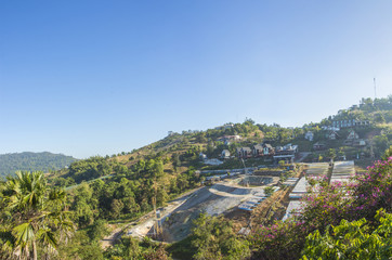 Fototapeta na wymiar view khao-kho natural lanscape in Phetchabun province