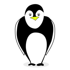 Cute penguin vector