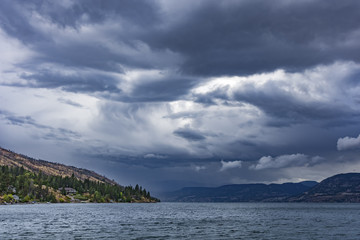 Okanagan Lake near Kelowna British Columbia Canada