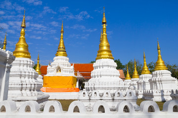 Pagoda of Wat Che Dee Sao Lang Temple in Lampang province, Thailand