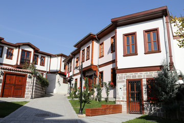 Fototapeta na wymiar Traditional Turkish House in Ankara City
