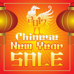 Chinese New Year  sale background