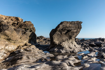 Formation rocheuse à la pointe du Payré (Vendée, France)