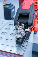 artificial intelligence machine at industrial manufacture factor