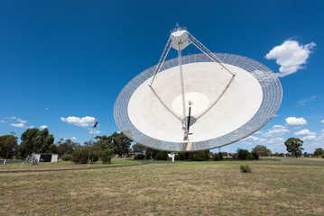 Parkes, New South Wales - December 28, 2016: CSIRO Parkes Radio Telescope, located in central west...