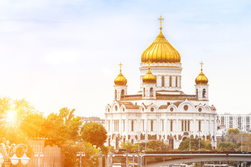 Obraz premium Cathedral of Christ the Saviour in Moscow