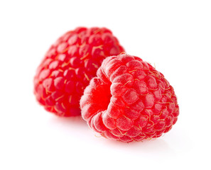 Fresh raspberry in closeup