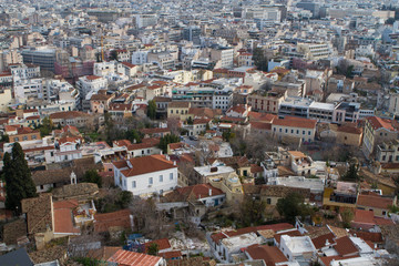 Fototapeta na wymiar Athene vista panoramica