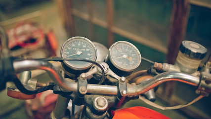 Old Motorcycle Speedometer (vintage style)