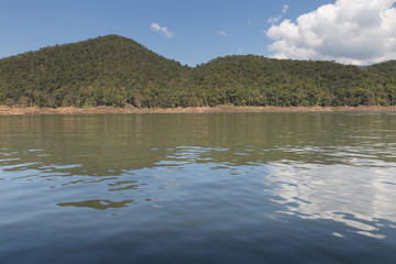 Beautiful landscape of Lake in the mountains