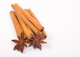 Warming spices - cinnamon, star anise.