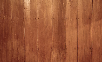 Brown wood panel plank wall texture background. (vintage style)