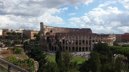 Fototapeta na wymiar View of the Coliseum
