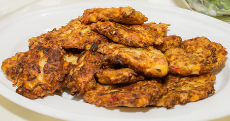 Plate of fried pork