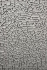 Dry cracked grey clay structure