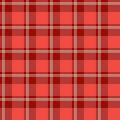 Red plaid fabric