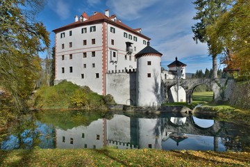 an old castle of Sneznik